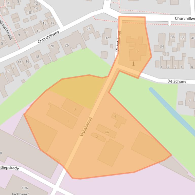 Kaart van postcodegebied 9974PH.