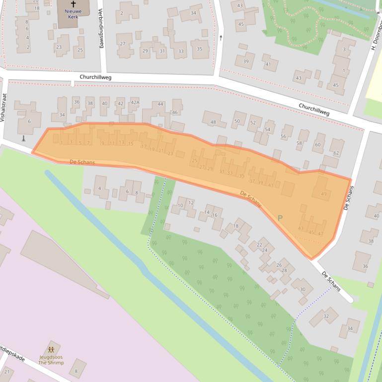 Kaart van postcodegebied 9974PK.