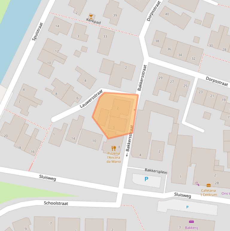 Kaart van postcodegebied 9974RE.