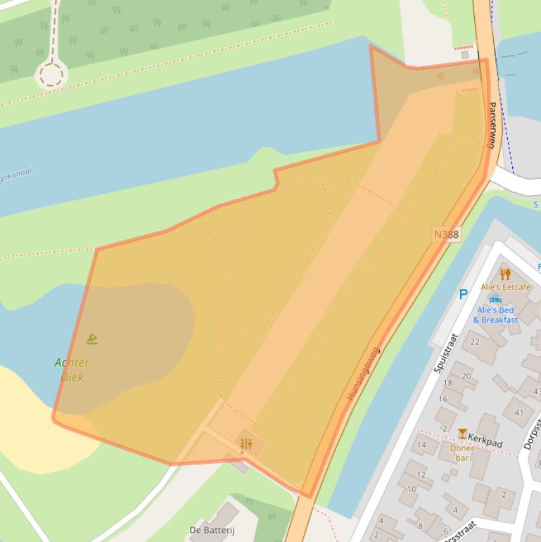 Kaart van postcodegebied 9974RM.