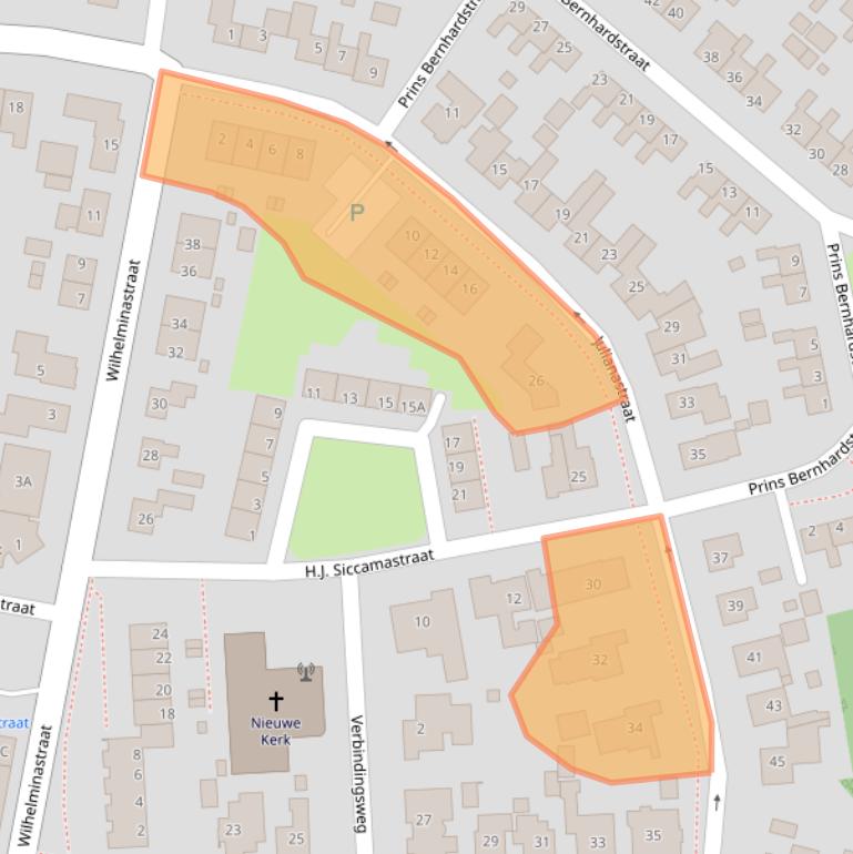Kaart van postcodegebied 9974RR.