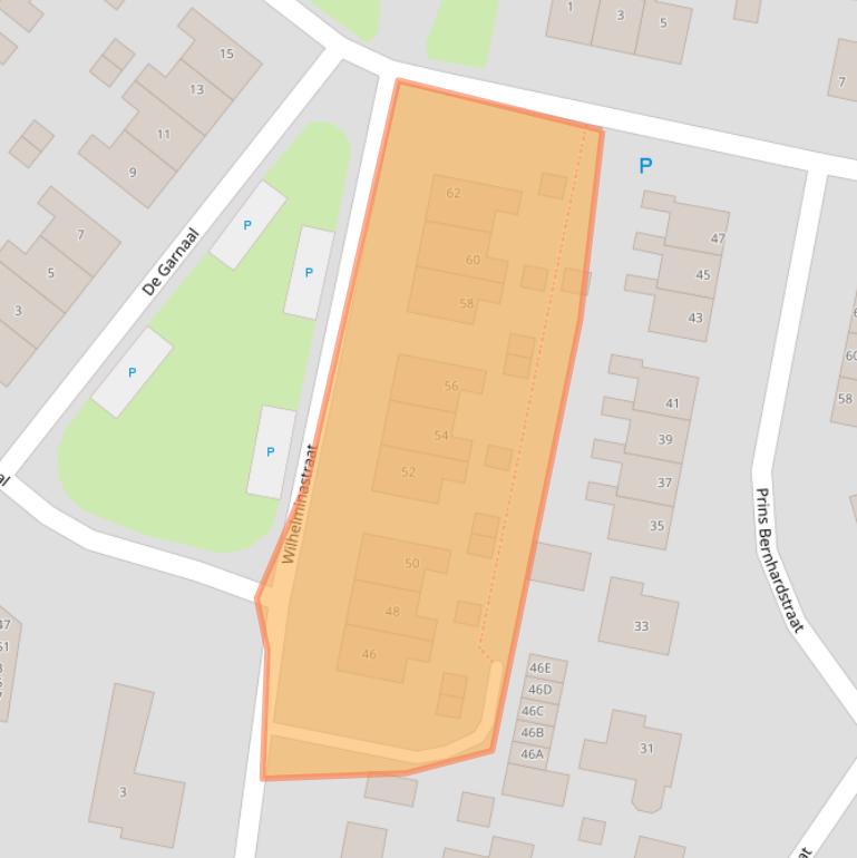 Kaart van postcodegebied 9974SJ.