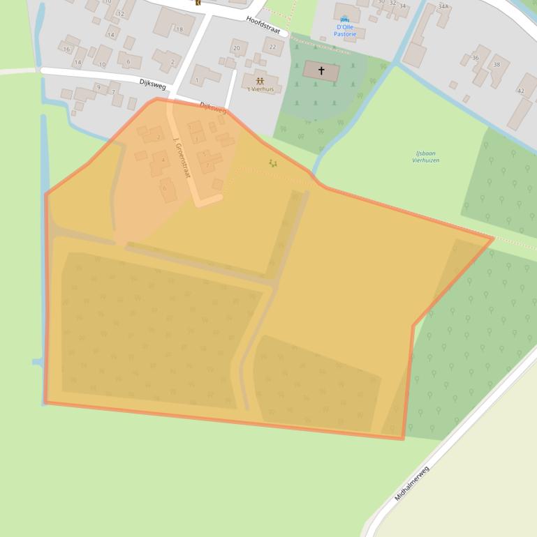 Kaart van postcodegebied 9975VP.