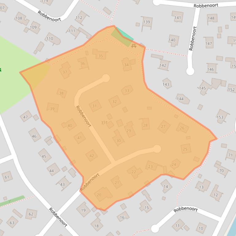 Kaart van postcodegebied 9976VB.