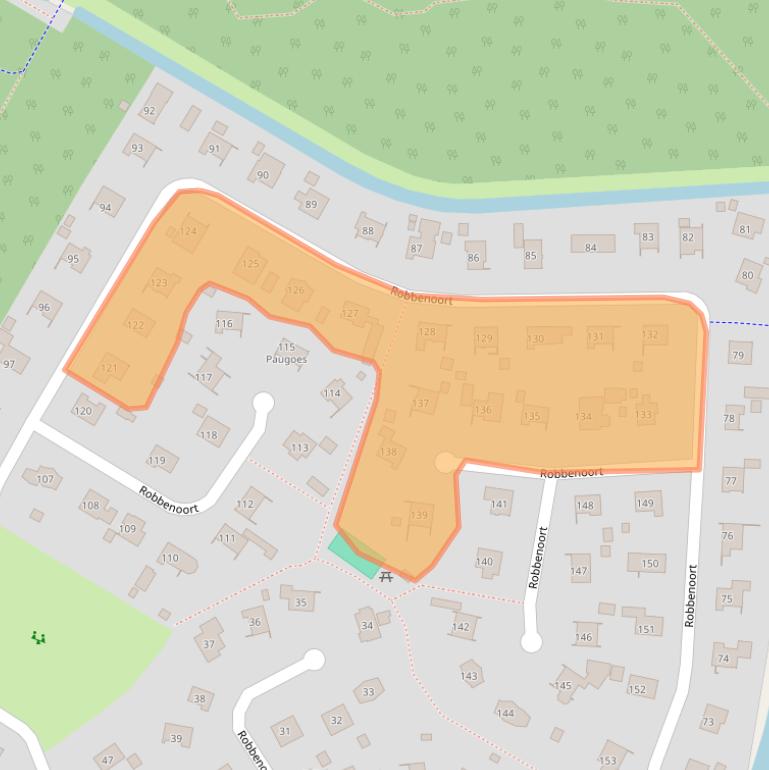 Kaart van postcodegebied 9976VH.