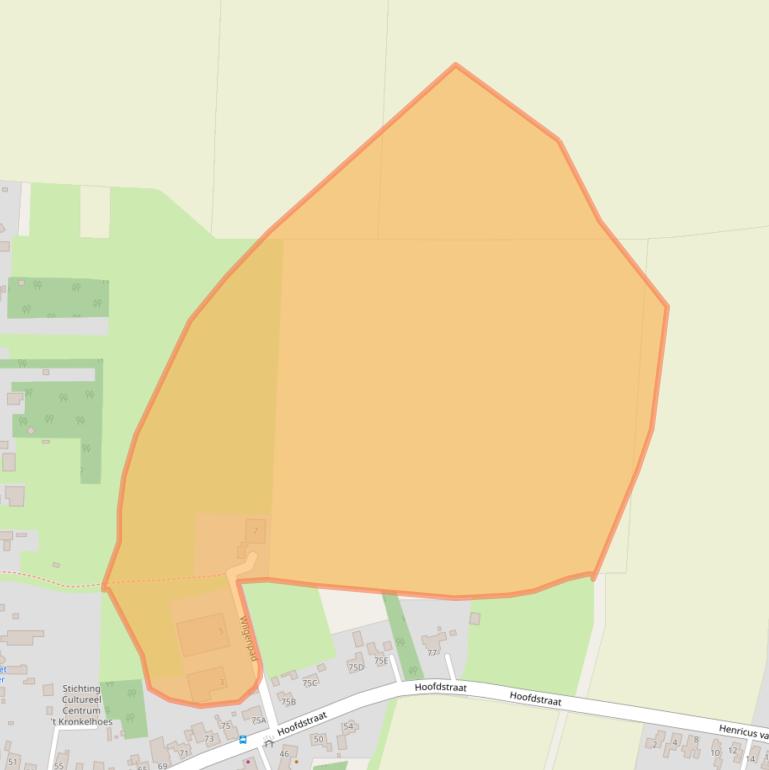 Kaart van postcodegebied 9977SJ.