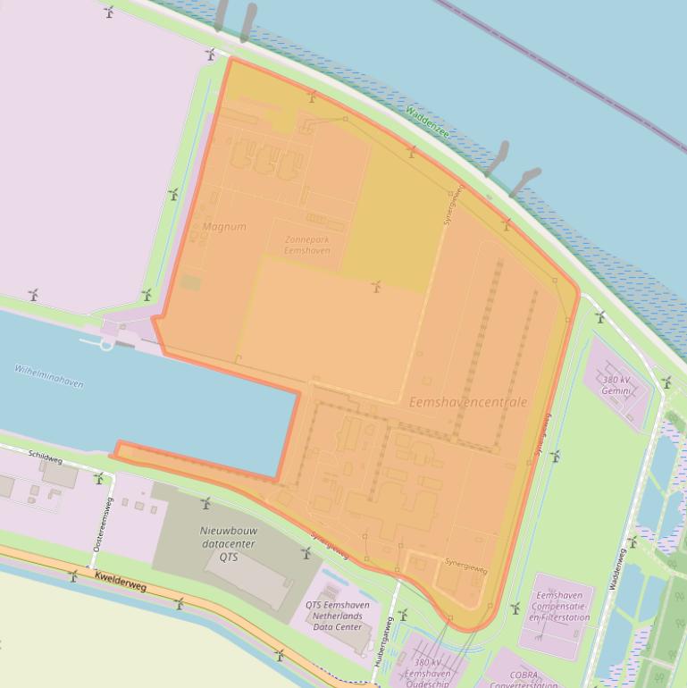 Kaart van postcodegebied 9979XD.