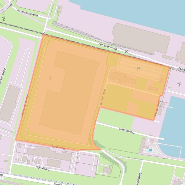 Kaart van postcodegebied 9979XH.