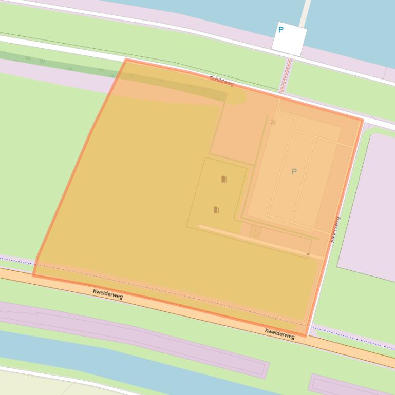 Kaart van postcodegebied 9979ZA.