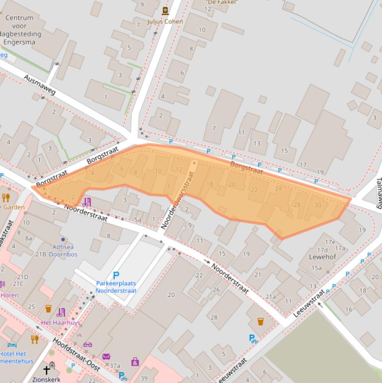 Kaart van postcodegebied 9981CH.