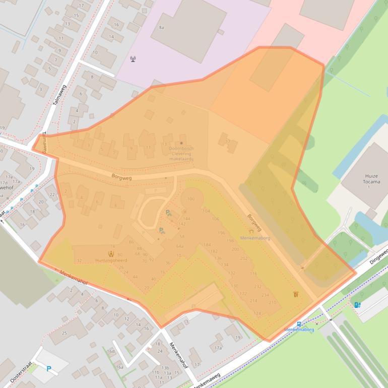 Kaart van postcodegebied 9981CJ.