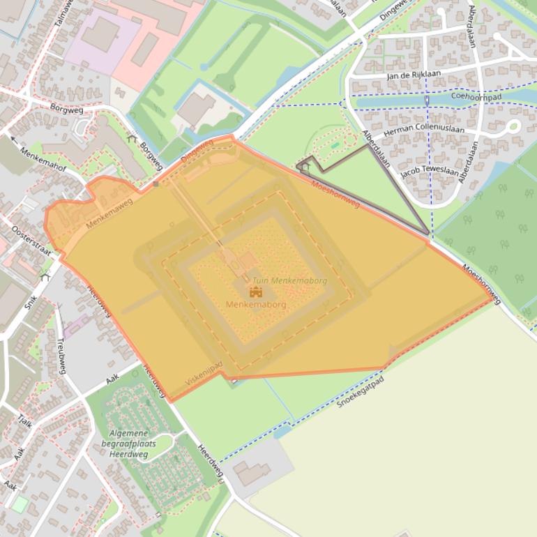 Kaart van postcodegebied 9981CV.