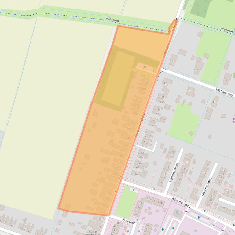 Kaart van postcodegebied 9981GB.