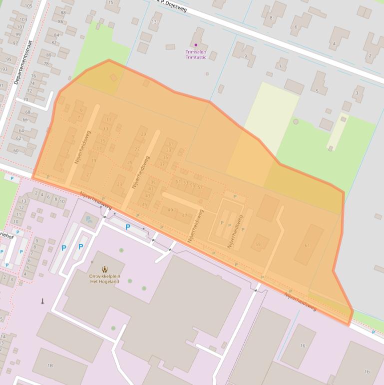 Kaart van postcodegebied 9981GH.