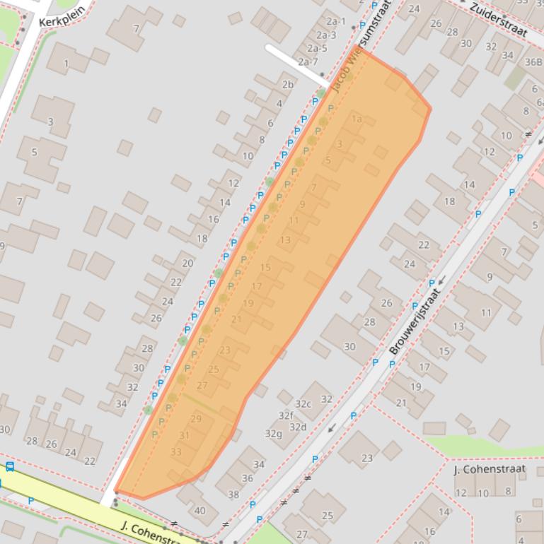 Kaart van postcodegebied 9981JH.