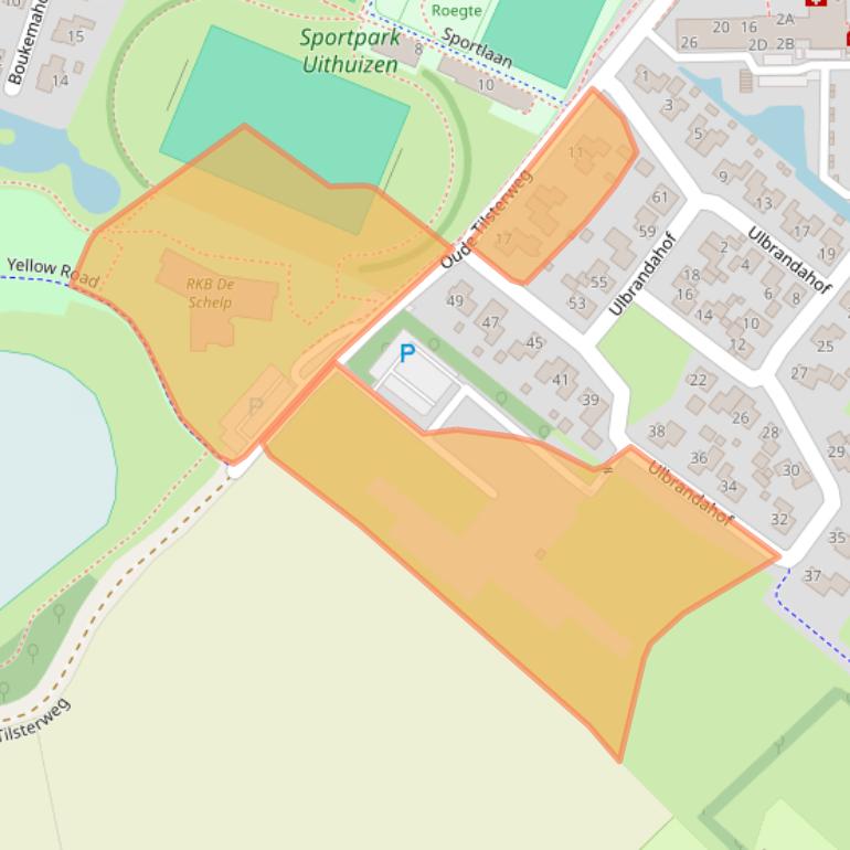 Kaart van postcodegebied 9981JT.