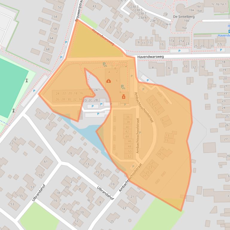 Kaart van postcodegebied 9981JX.