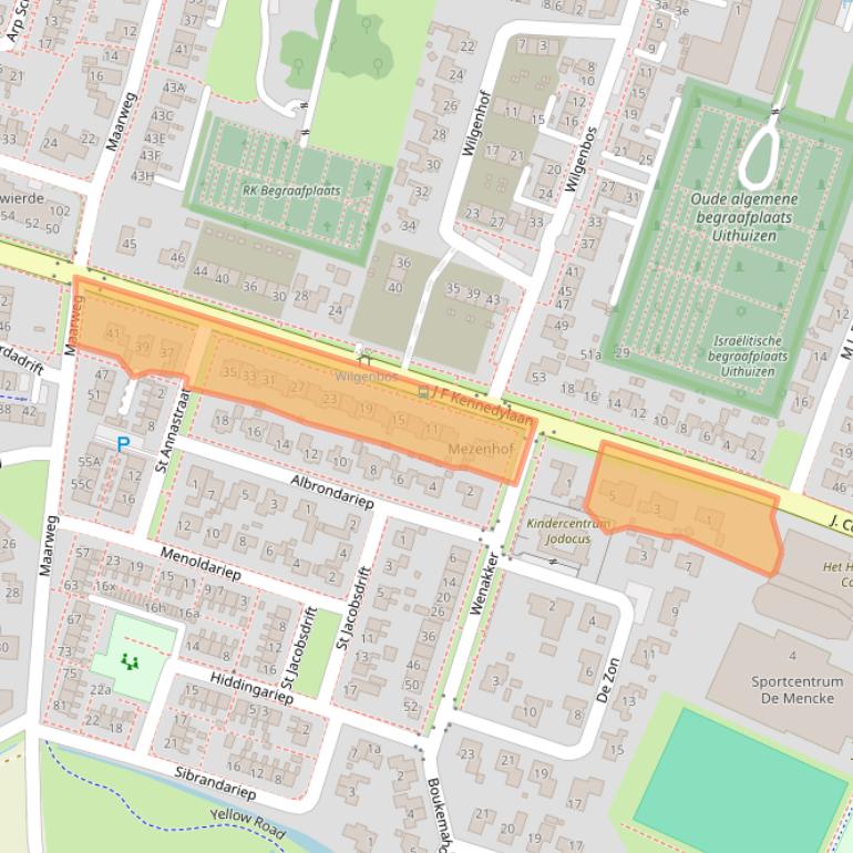 Kaart van postcodegebied 9981KA.