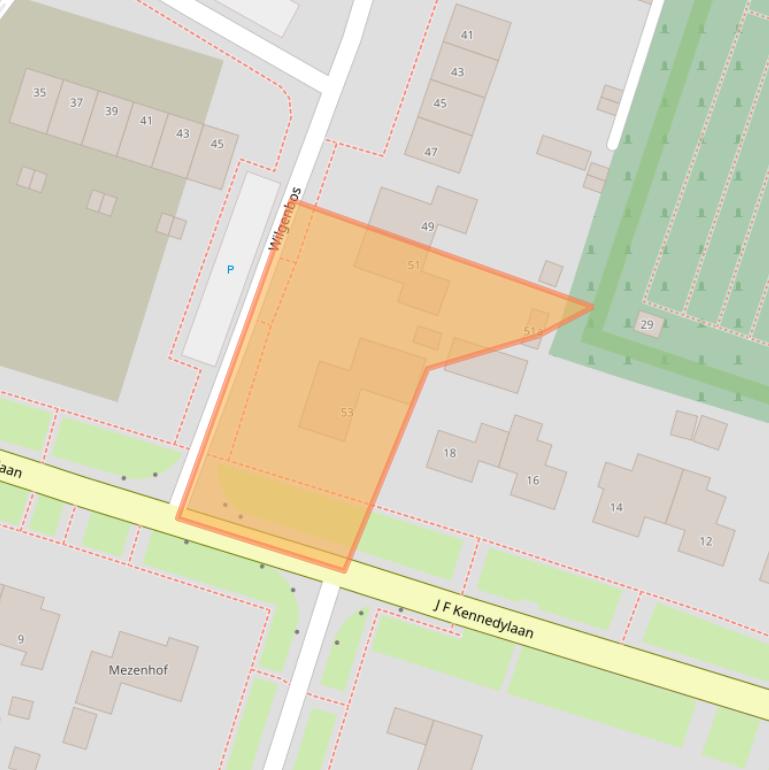 Kaart van postcodegebied 9981KE.