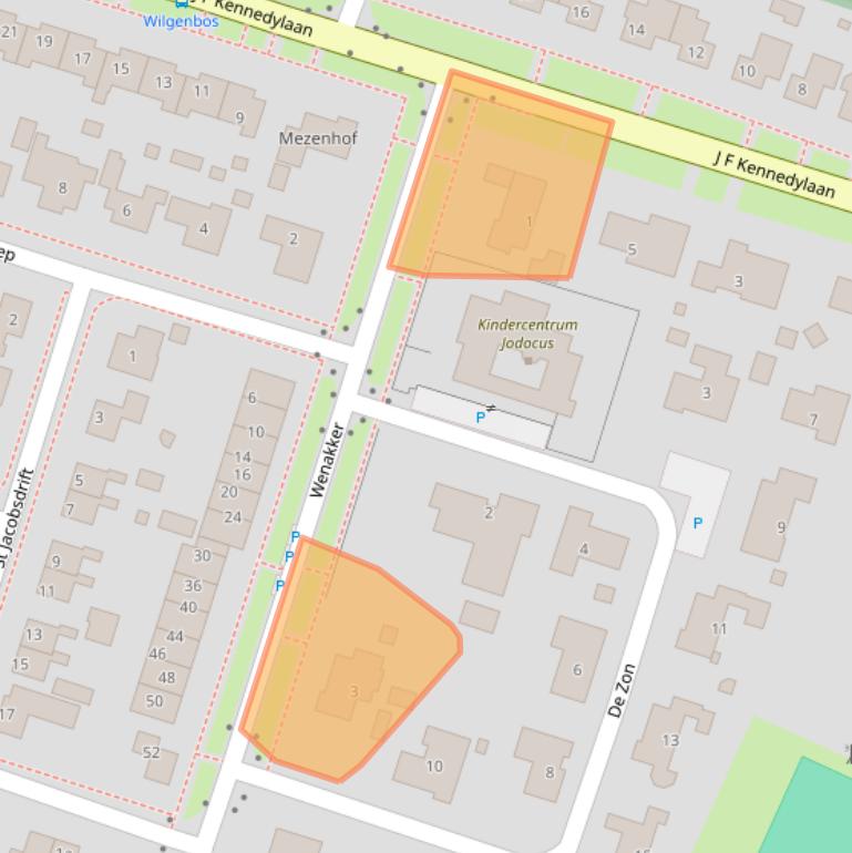 Kaart van postcodegebied 9981KK.