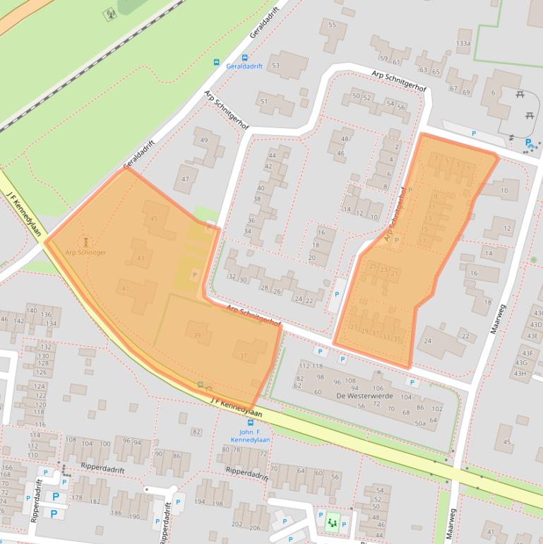 Kaart van postcodegebied 9981LA.