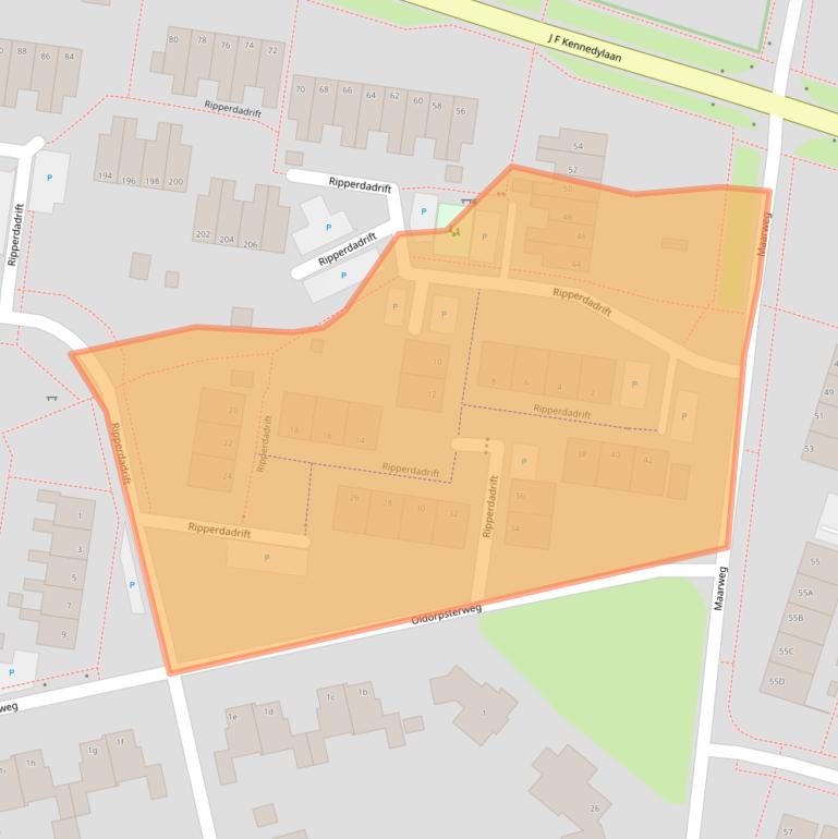Kaart van postcodegebied 9981LH.