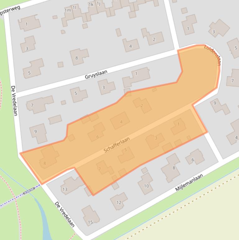 Kaart van postcodegebied 9981LR.