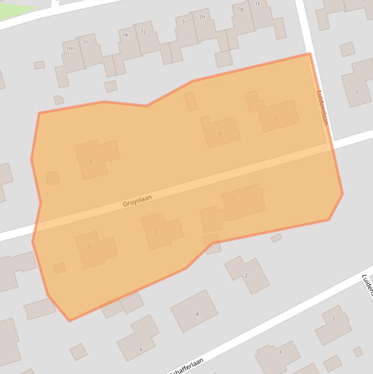 Kaart van postcodegebied 9981LS.