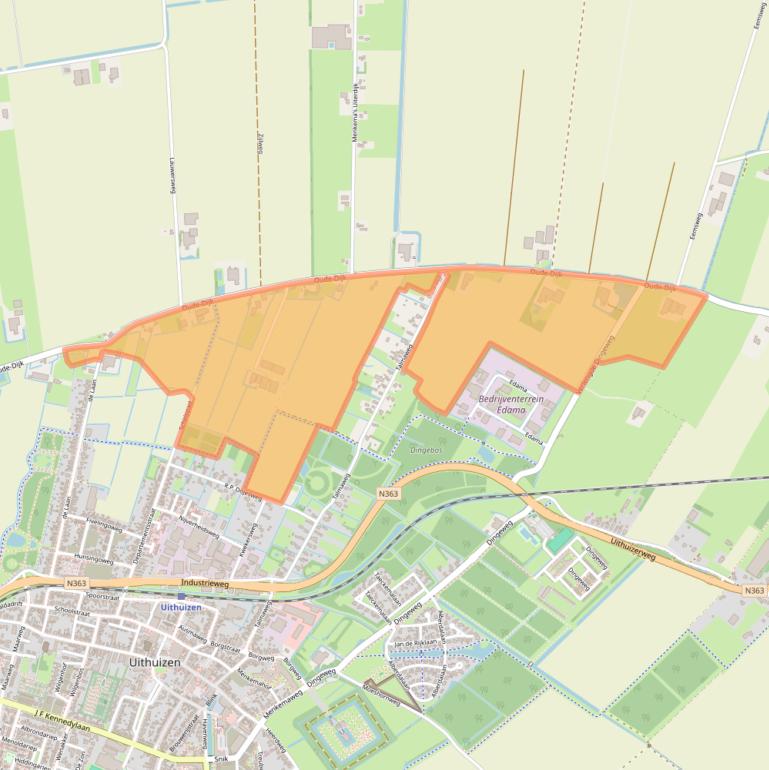 Kaart van postcodegebied 9981TH.