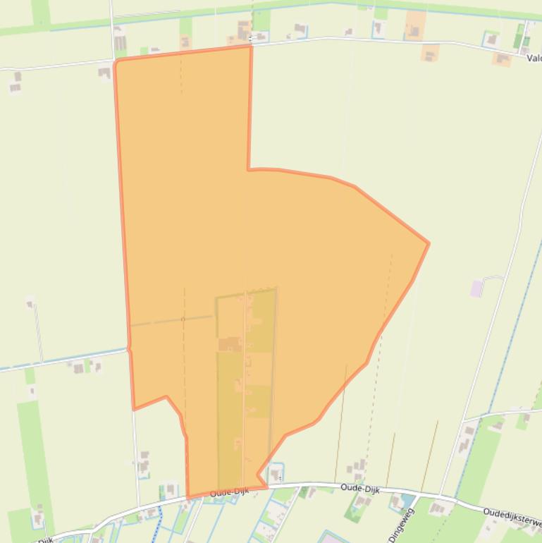 Kaart van postcodegebied 9981TM.