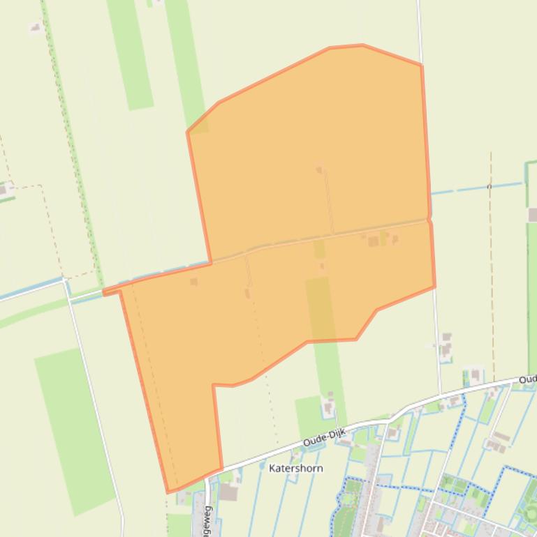 Kaart van postcodegebied 9981TP.