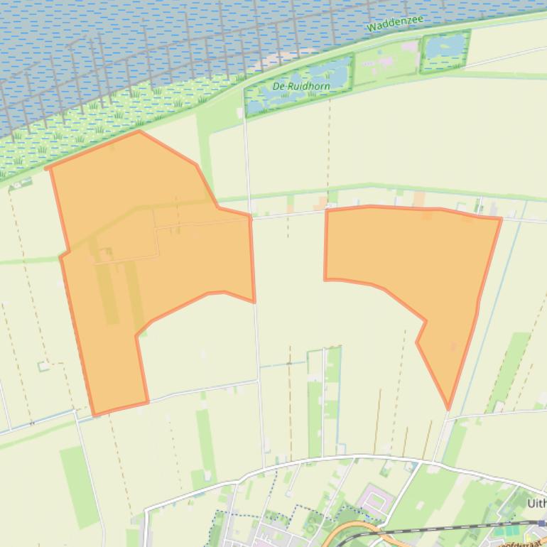 Kaart van postcodegebied 9981VA.