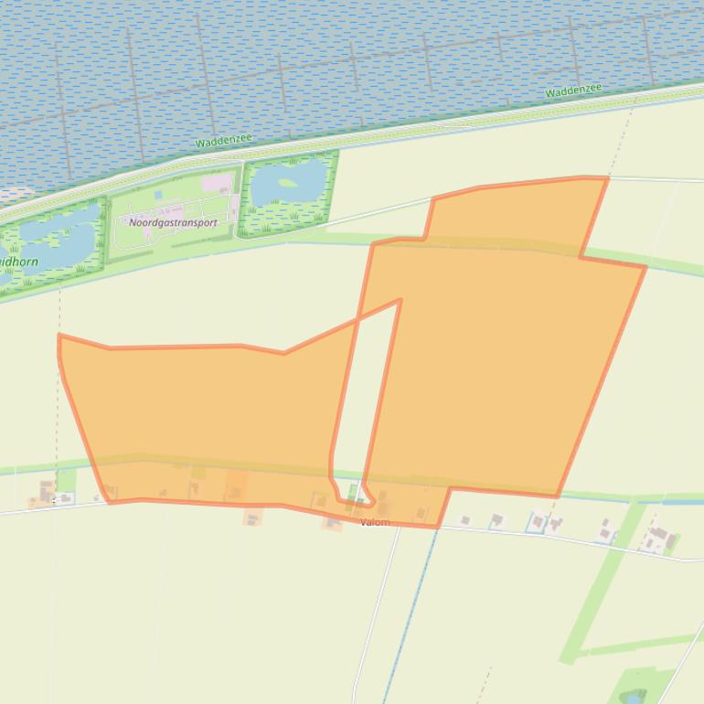 Kaart van postcodegebied 9981VB.