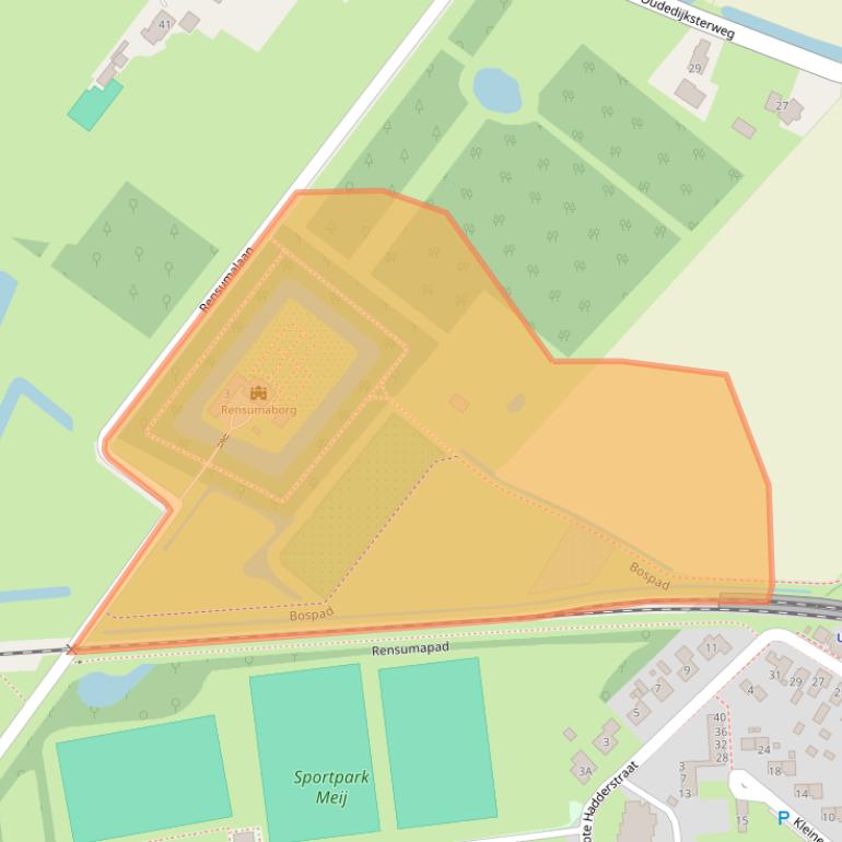 Kaart van postcodegebied 9982BH.