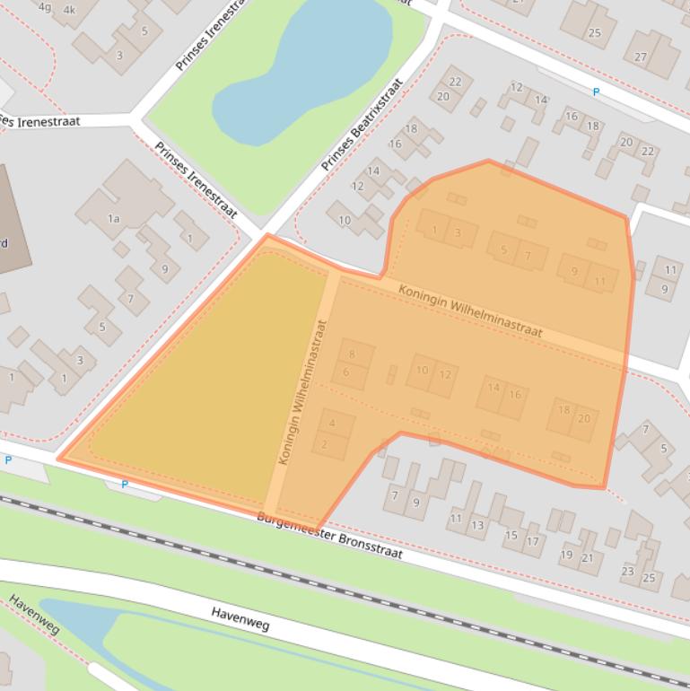 Kaart van postcodegebied 9982GE.