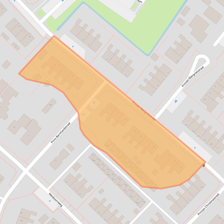 Kaart van postcodegebied 9982GX.