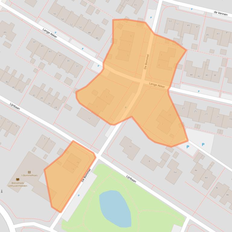 Kaart van postcodegebied 9982HV.