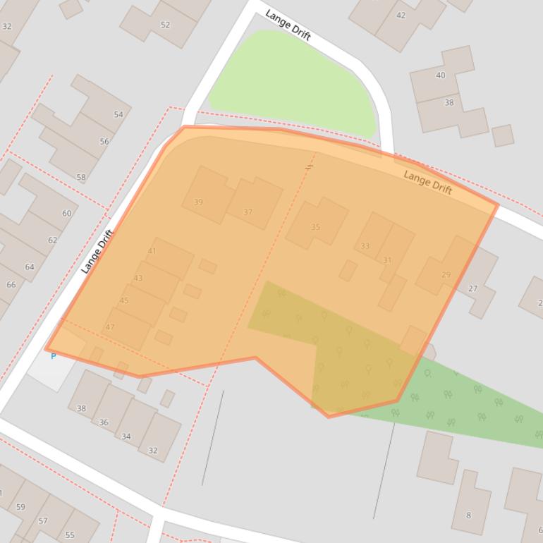 Kaart van postcodegebied 9982JG.