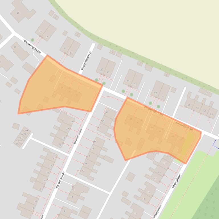 Kaart van postcodegebied 9983PT.