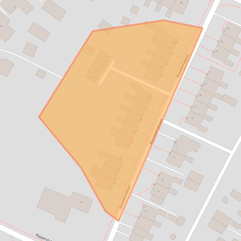 Kaart van postcodegebied 9983PV.