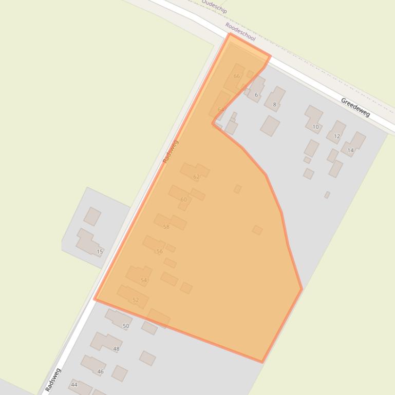 Kaart van postcodegebied 9983RD.