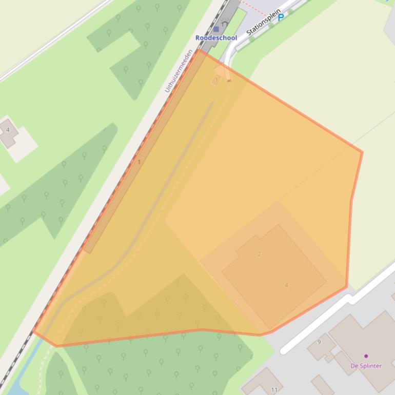 Kaart van postcodegebied 9983RJ.