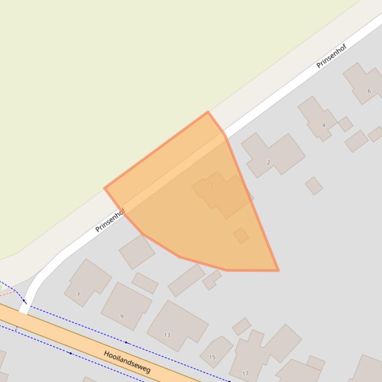 Kaart van postcodegebied 9983SB.