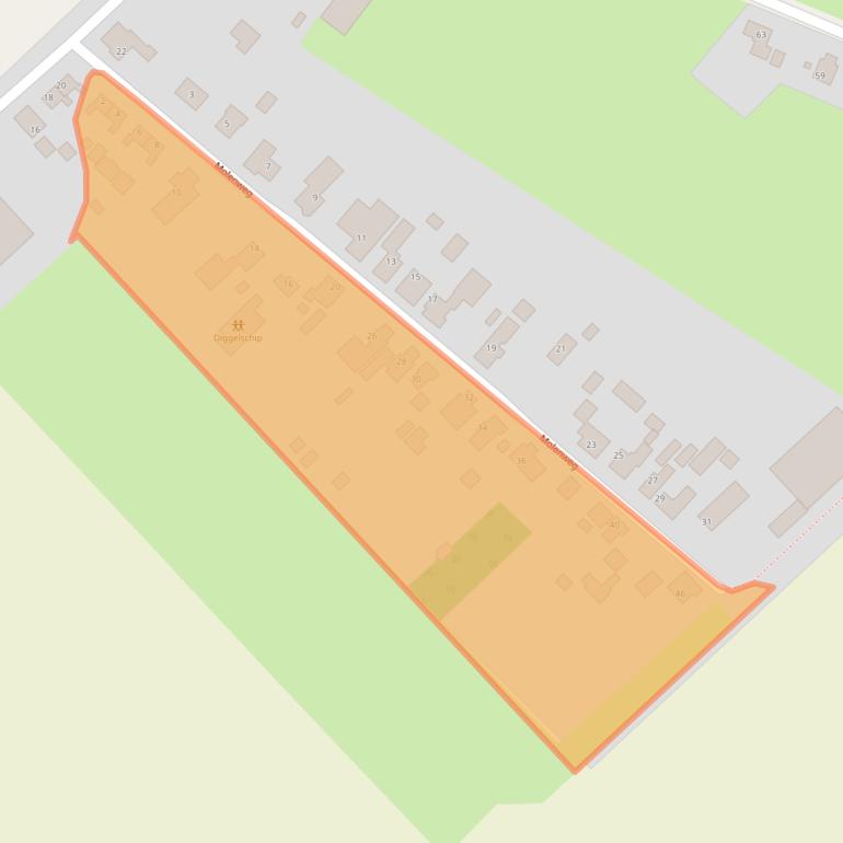 Kaart van postcodegebied 9984XD.