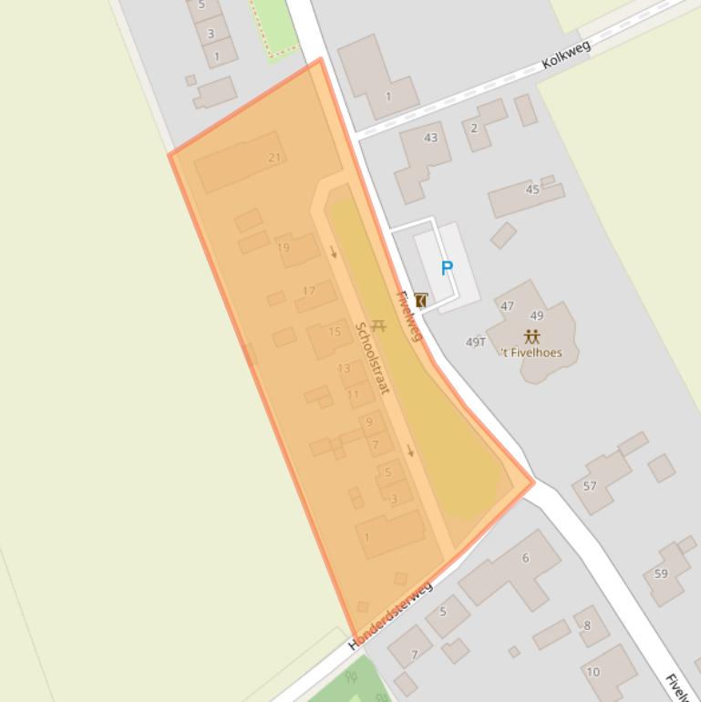 Kaart van postcodegebied 9987SL.