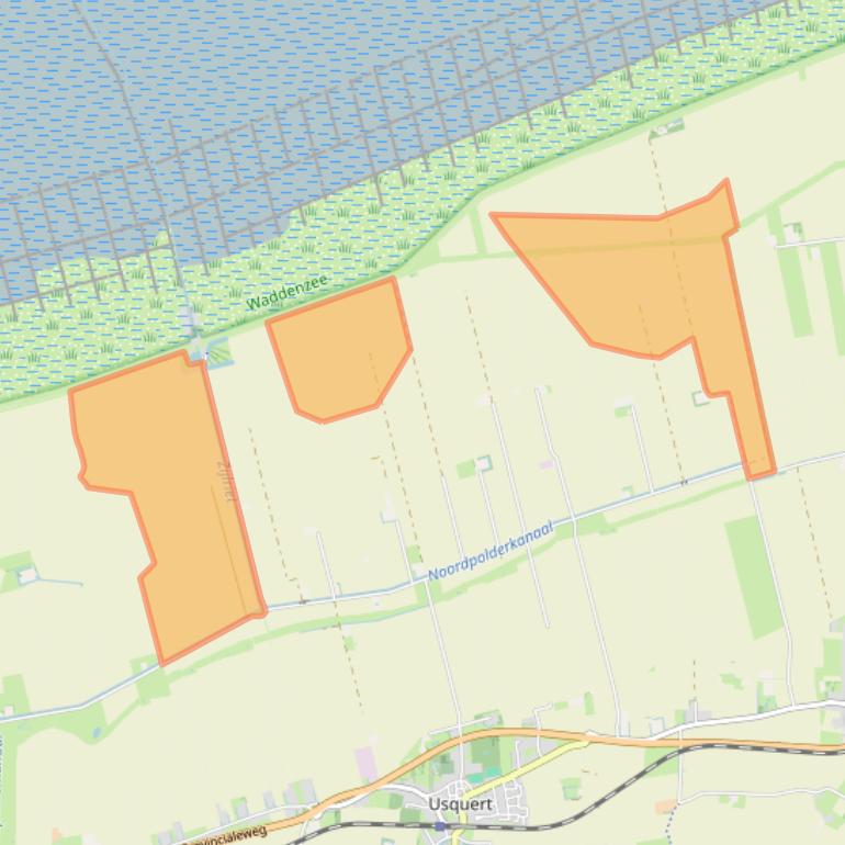 Kaart van postcodegebied 9988TE.