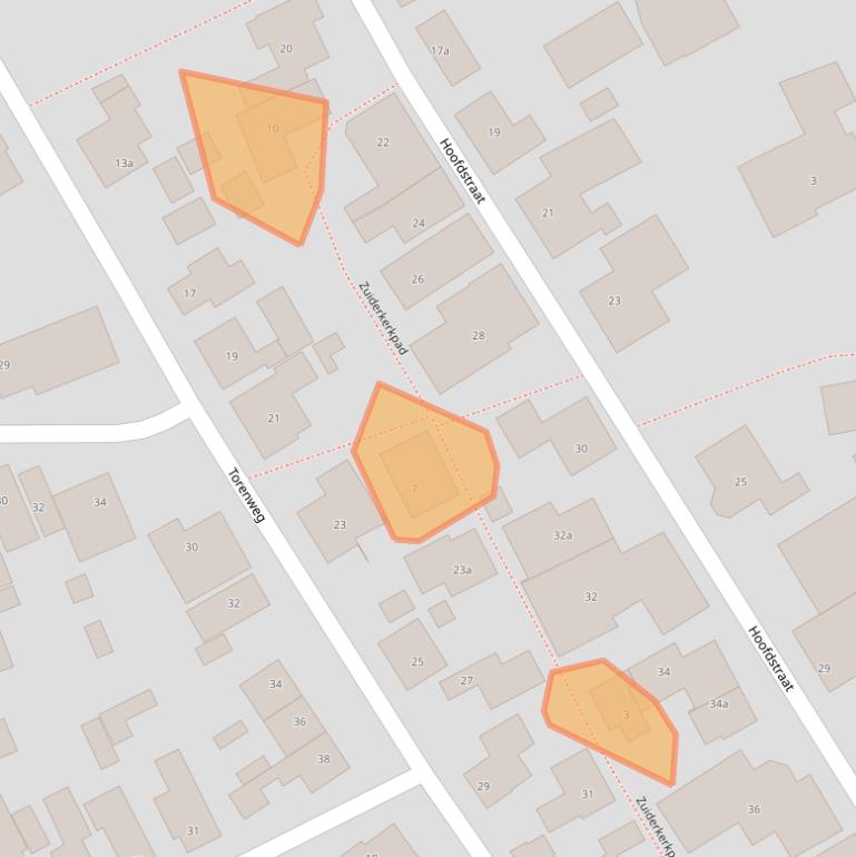 Kaart van postcodegebied 9989AP.