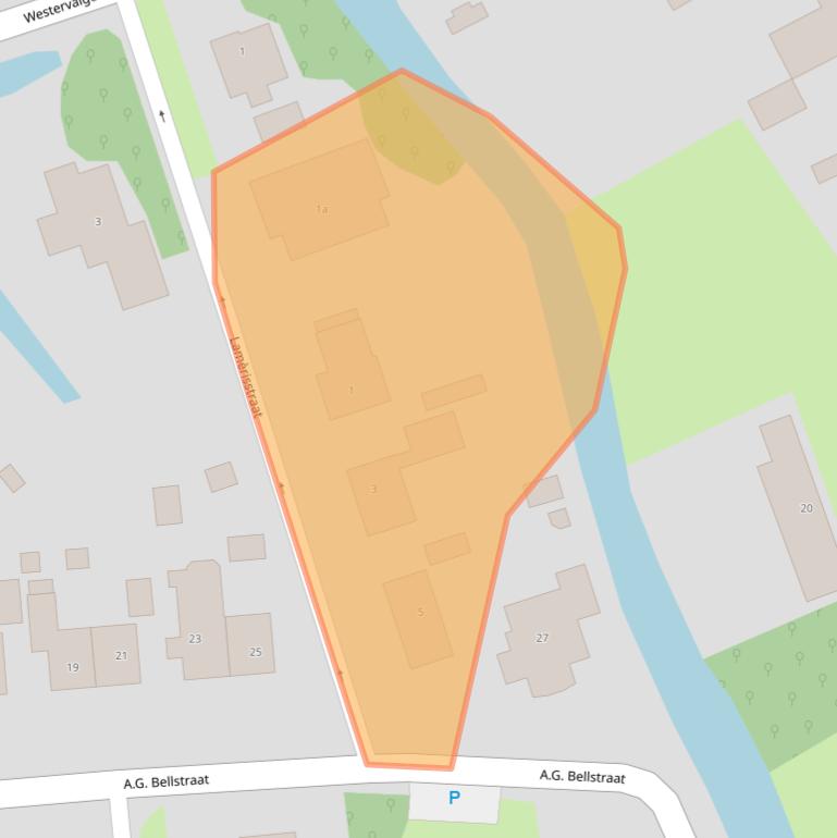 Kaart van postcodegebied 9989EA.