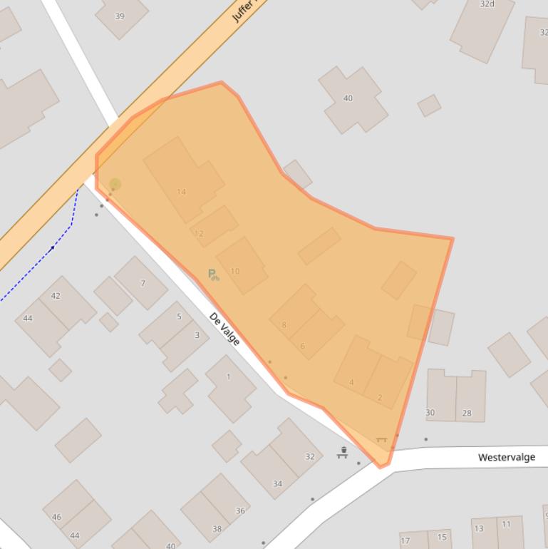 Kaart van postcodegebied 9989GA.