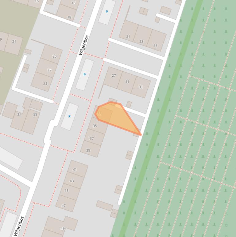 Kaart van postcodegebied 9989KD.